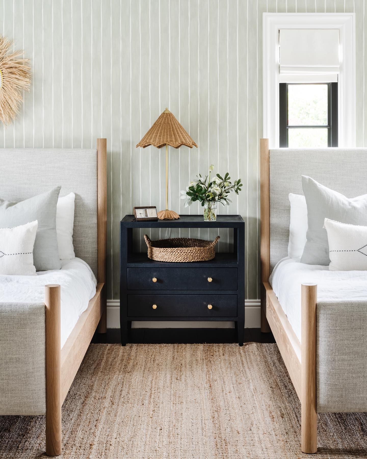 Sophisticated wallpaper interior